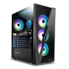 iBUYPOWER Gaming Desktop PC SlateHakoA5N16501 - AMD Ryzen 5 4500 - GTX 1650 - 8GB DDR4 RAM - 500GB NVMe SSD