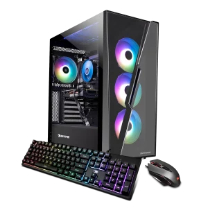 iBUYPOWER Gaming Desktop PC SlateHakoA5N16501 - AMD Ryzen 5 4500 - GTX 1650 - 8GB DDR4 RAM - 500GB NVMe SSD
