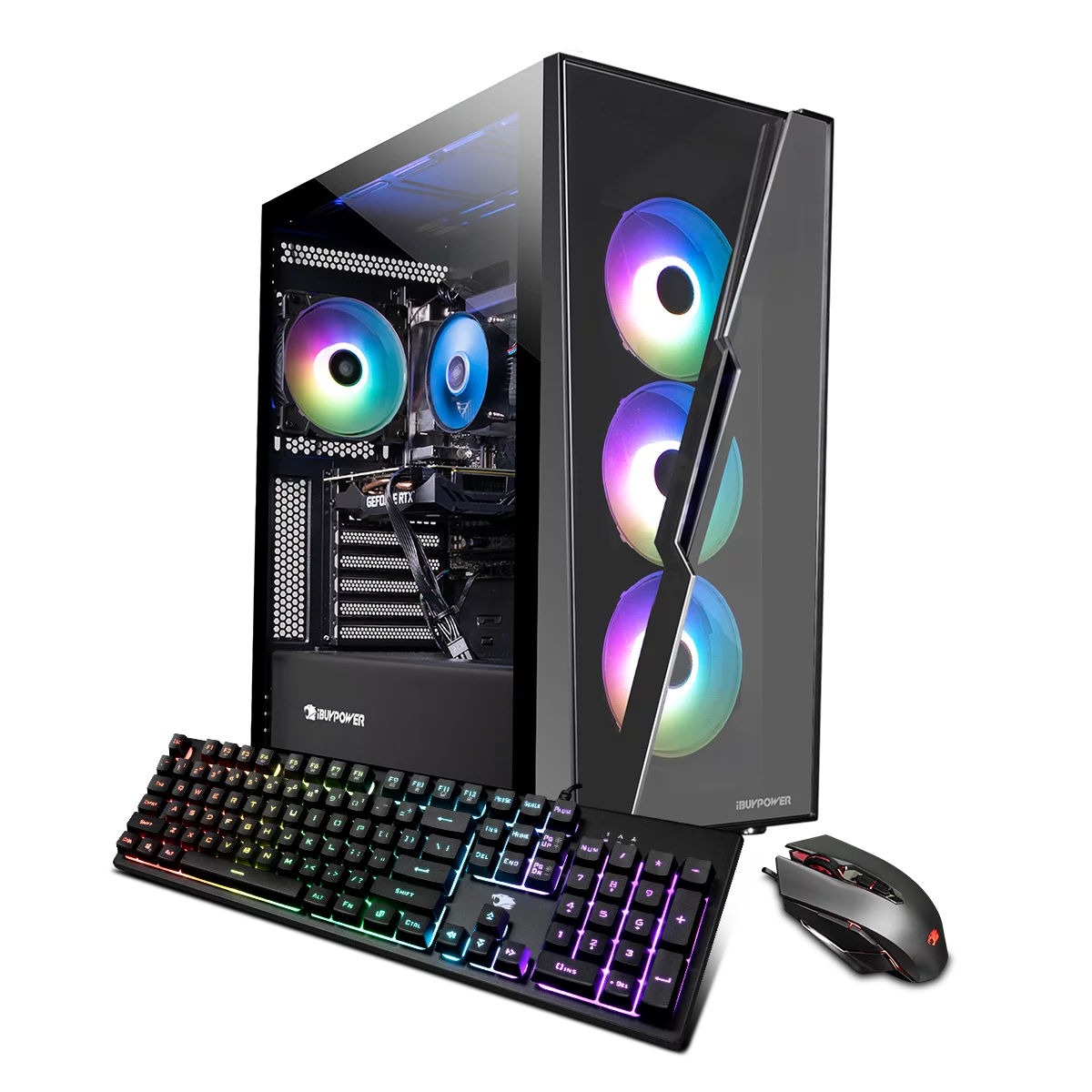 iBUYPOWER Gaming Desktop PC SlateHakoA5N16501 - AMD Ryzen 5 4500 - GTX 1650 - 8GB DDR4 RAM - 500GB NVMe SSD